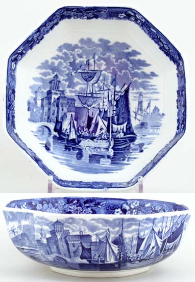 Bowl octagonal c1908